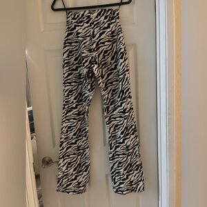 Zebra print jeans